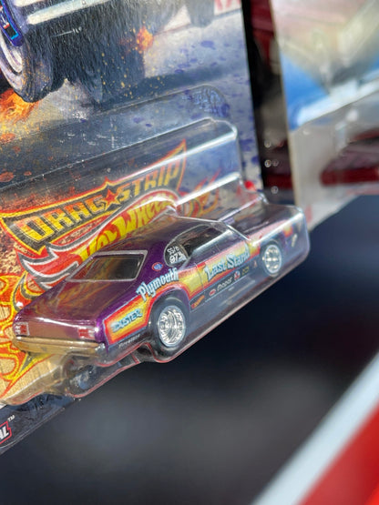 Hot Wheels Premium 73 Plymouth Duster Drag Strip Demons 4/5 Car Culture Diecast
