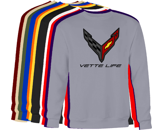 Vette Life C8 Crewneck