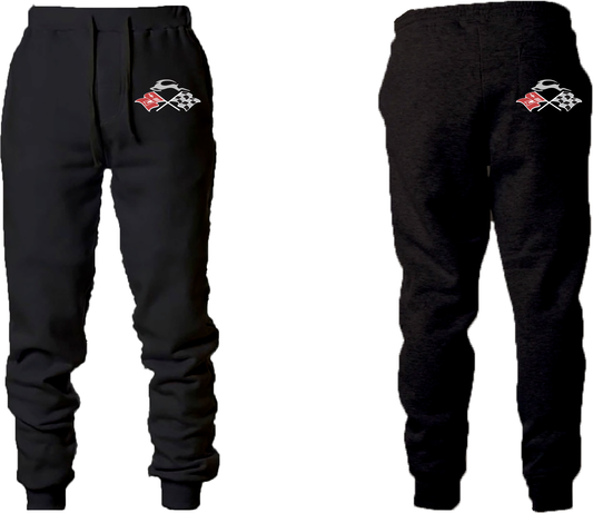 Non-Reflective Cross Flags & Leaping Deer Sweats