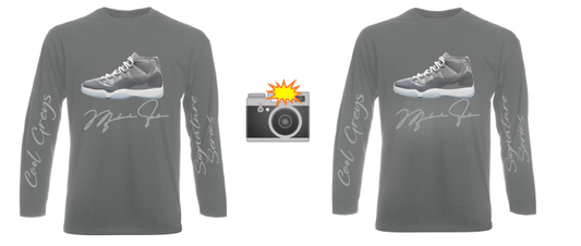Reflective Jordan Cool Grey Signature Series T-shirt