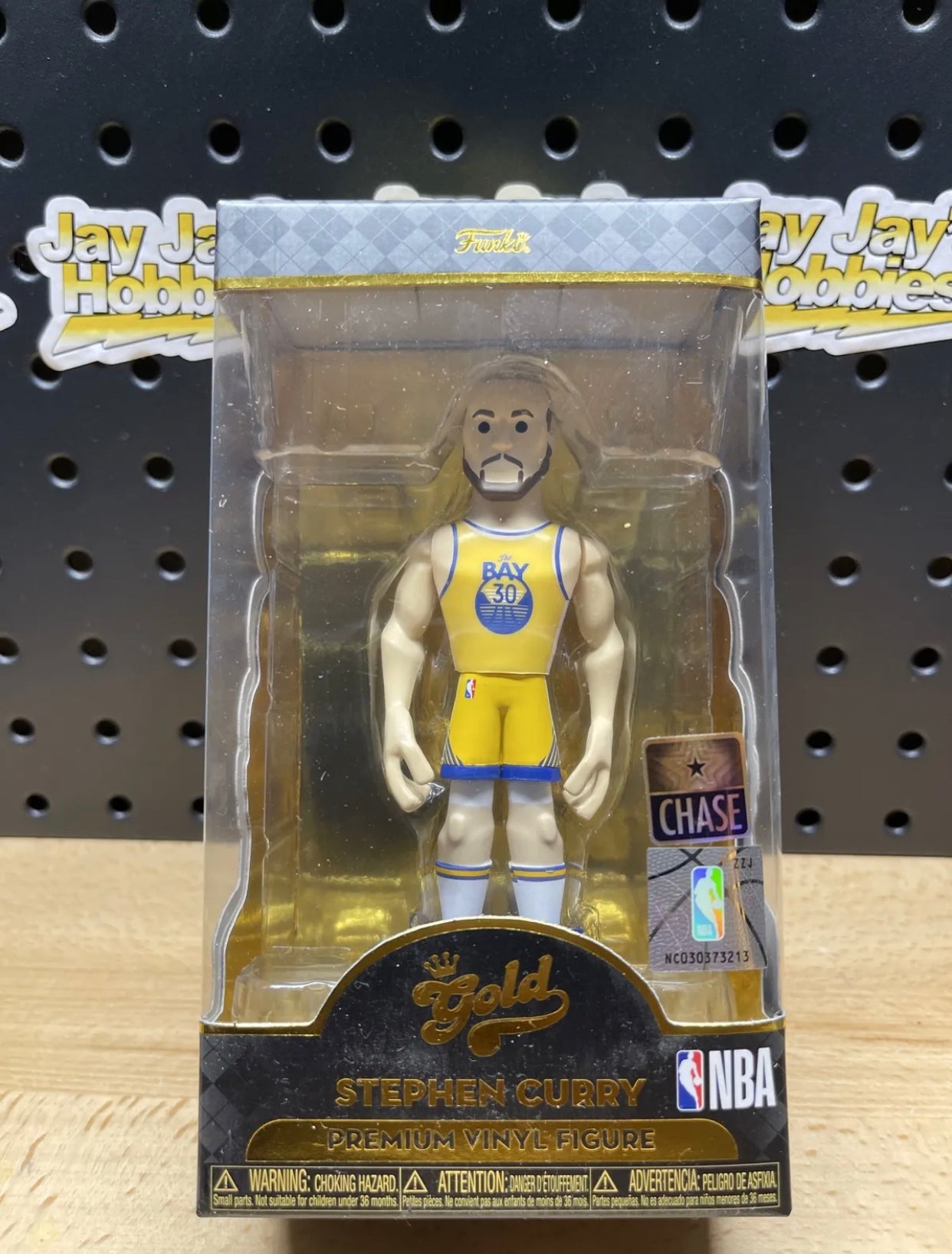 FUNKO GOLD STEPHEN CURRY PREMIUM VINYL FIGURE 5 INCH NBA GOLDEN STATE CHASE SG