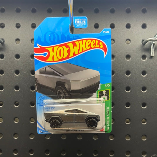 Hot Wheels Tesla Cybertruck HW Green Speed Variaton
