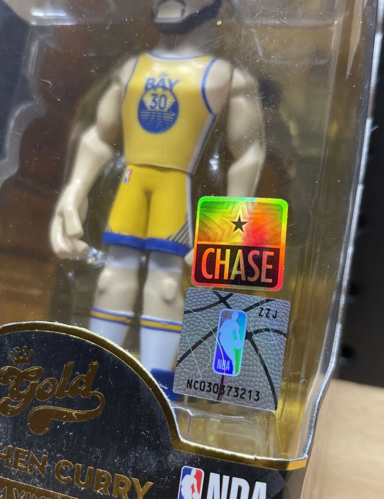 FUNKO GOLD STEPHEN CURRY PREMIUM VINYL FIGURE 5 INCH NBA GOLDEN STATE CHASE SG
