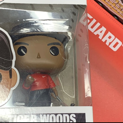 New Authentic Funko POP Golf  Tiger Woods  Red Shirt 01