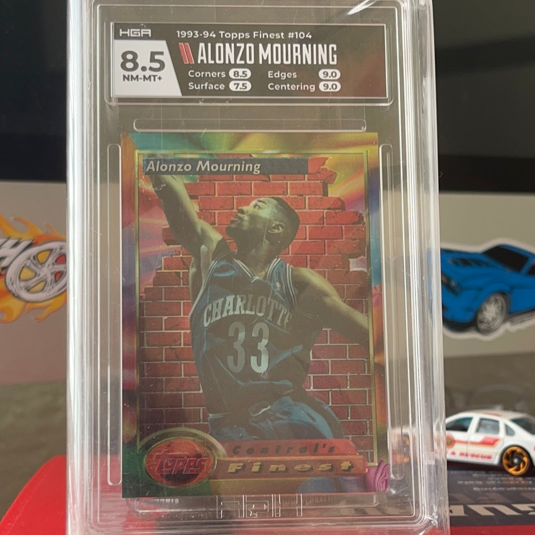 Alonzo Mourning Topps Finest graded