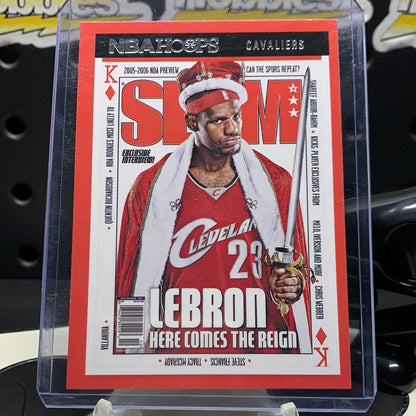Lebron James 2021-22 Panini NBA Hoops SLAM Base Insert