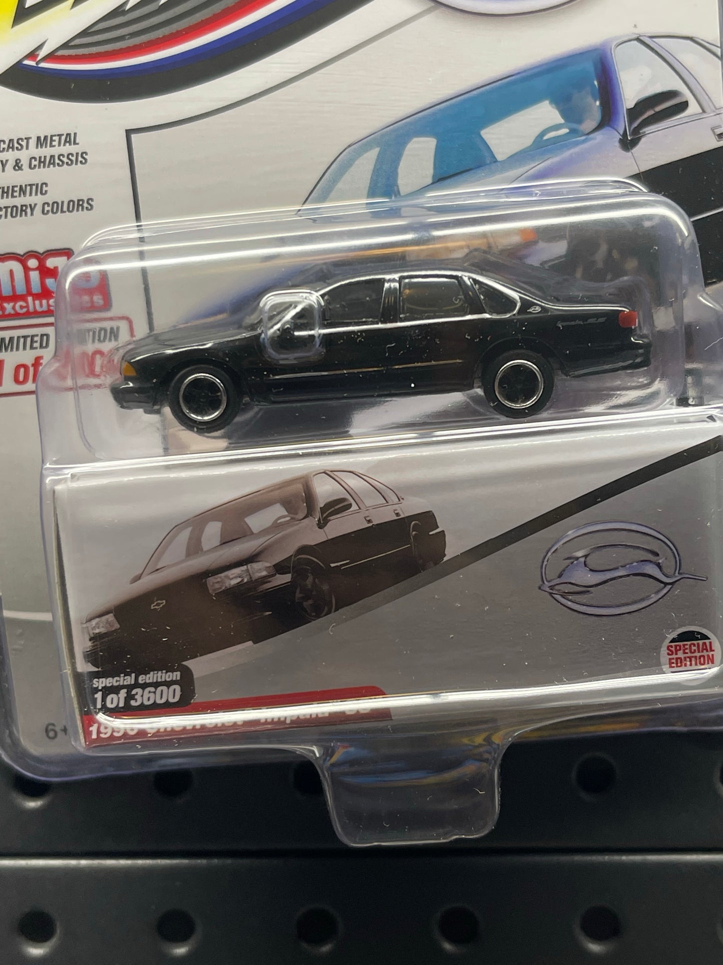 Johnny Lightning 1996 Chevy Impala SS Black 1 of 3600 Mijo Exclusive
