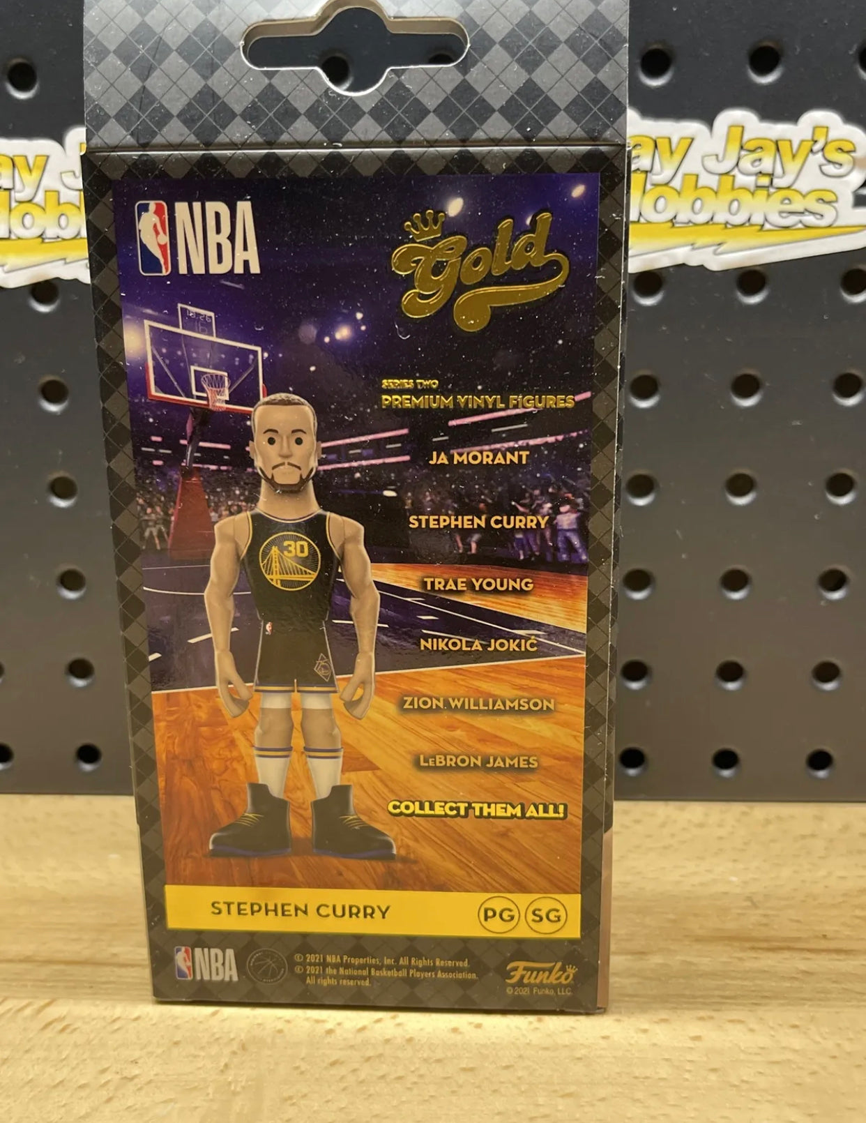 FUNKO GOLD STEPHEN CURRY PREMIUM VINYL FIGURE 5 INCH NBA GOLDEN STATE CHASE SG