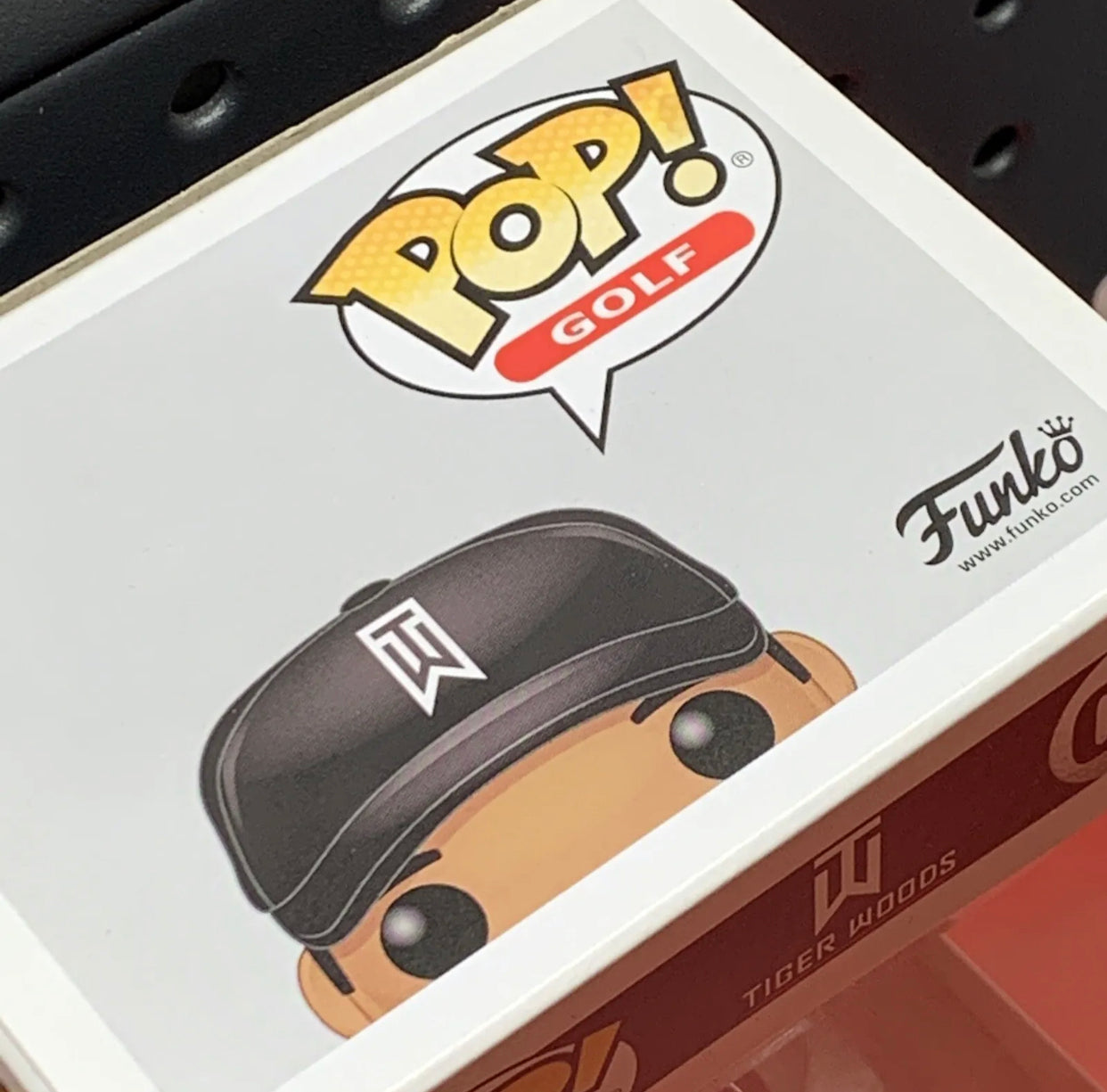 New Authentic Funko POP Golf  Tiger Woods  Red Shirt 01