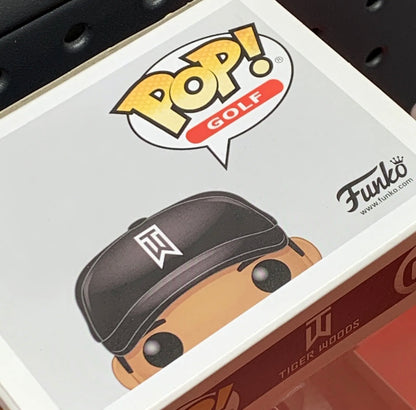 New Authentic Funko POP Golf  Tiger Woods  Red Shirt 01