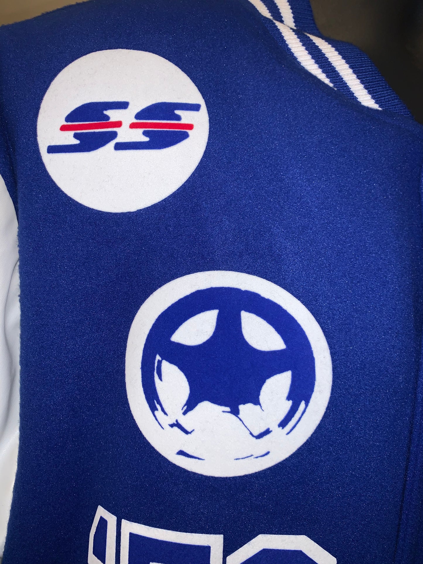Impala University ‘58 ‘96 Letterman Heavy Varsity Jacket Blue/White