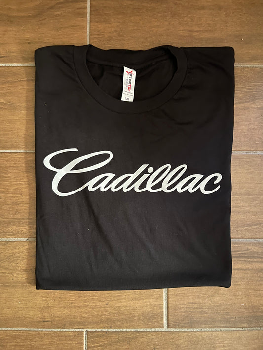 3m reflective Cadillac script tee