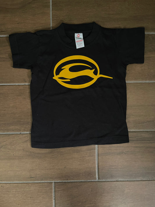 Kids 3m Reflective yellow Impala logo tee