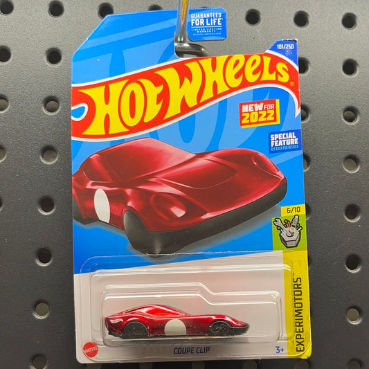 HOT WHEELS EXPERIMOTORS COUPE CLIP DIECAST NEW FOR 2022