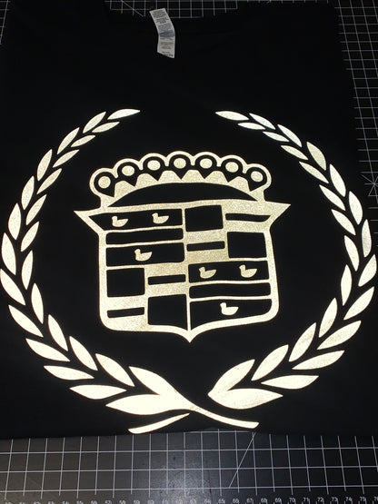 Reflective Cadillac logo long sleeve shirt  3x