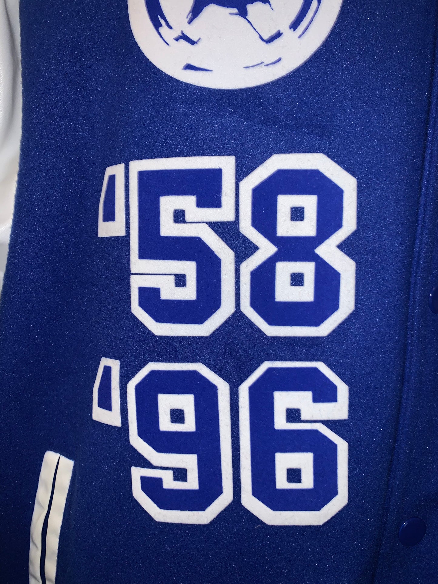 Impala University ‘58 ‘96 Letterman Heavy Varsity Jacket Blue/White