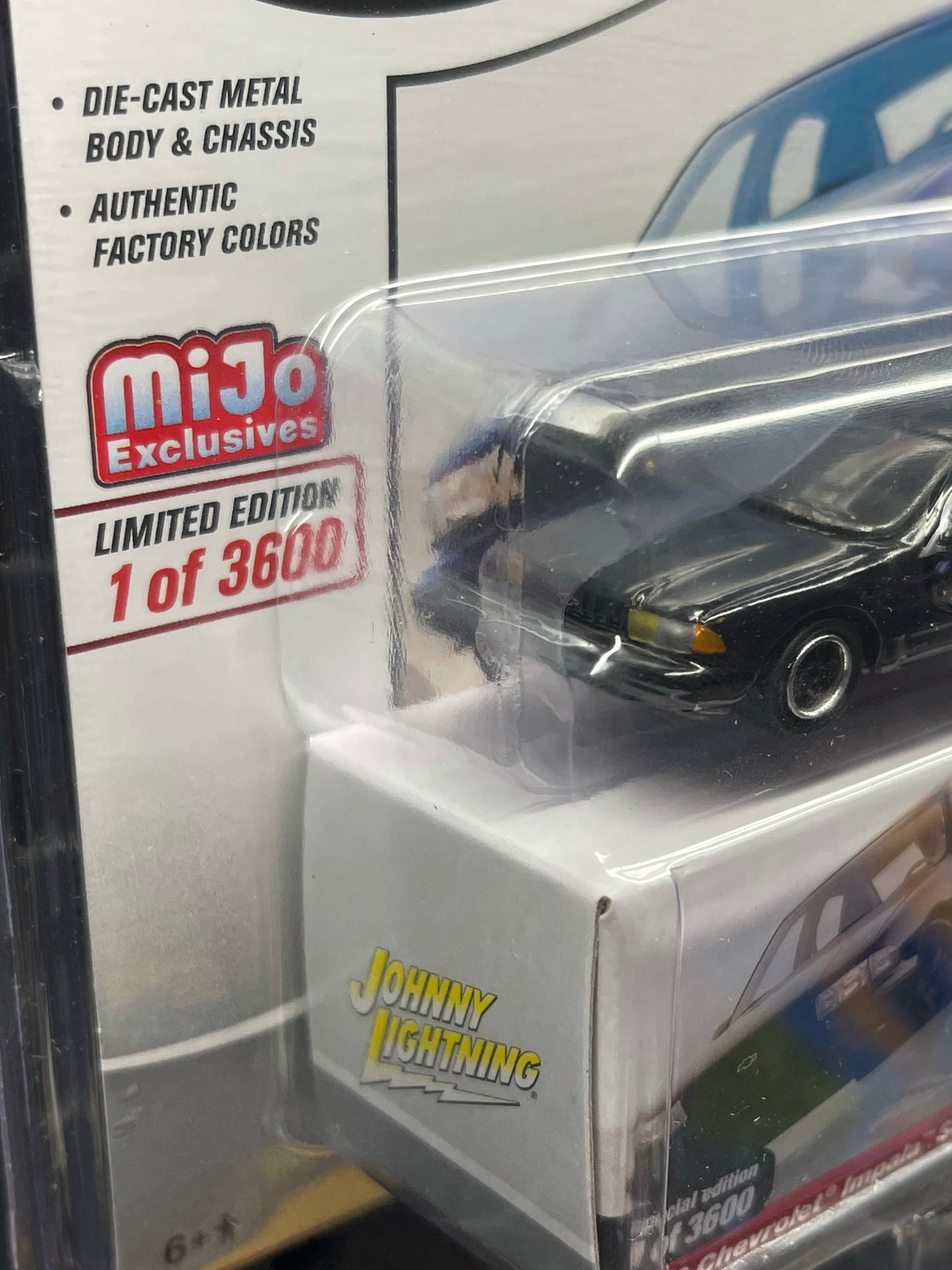 Johnny Lightning 1996 Chevy Impala SS Black 1 of 3600 Mijo Exclusive