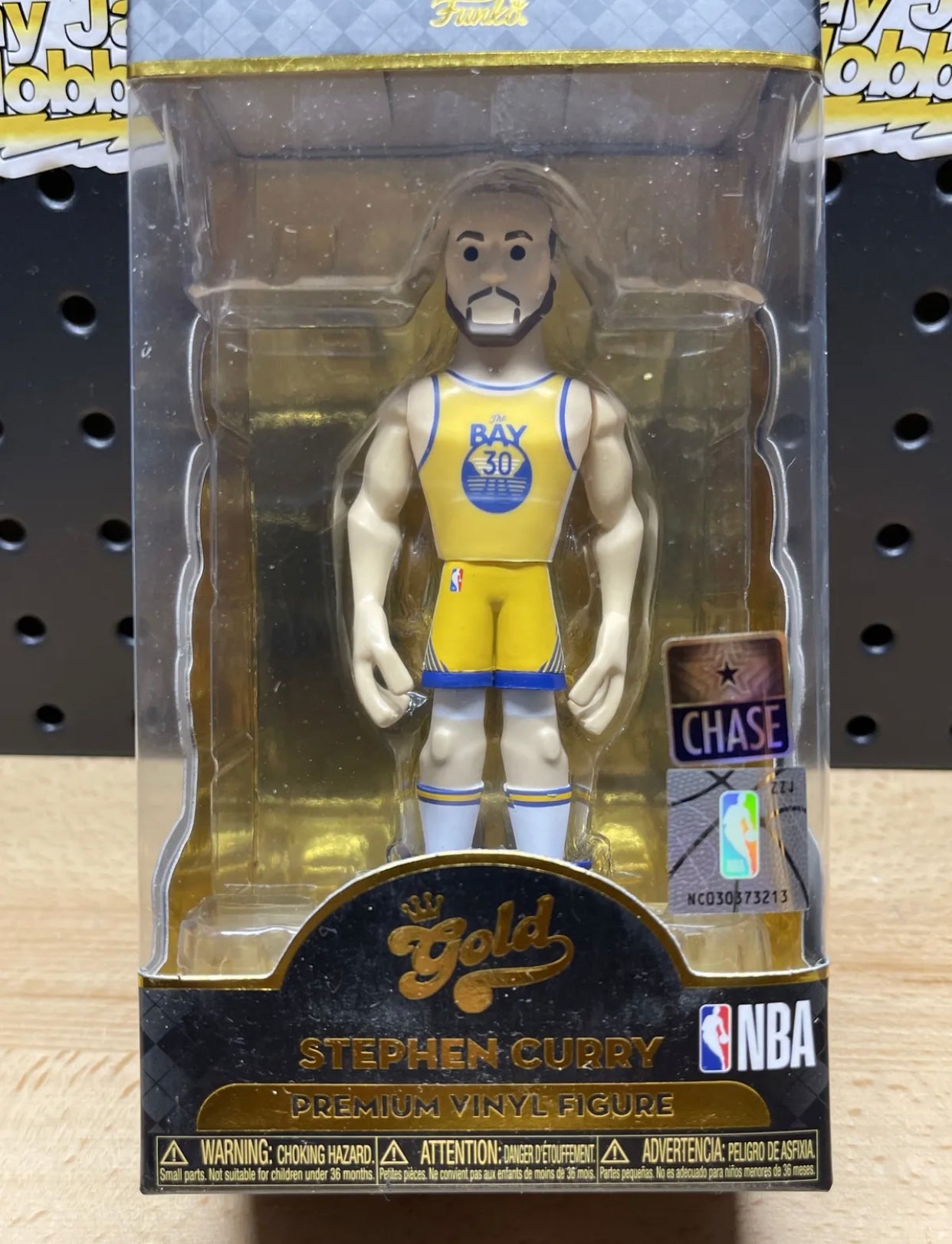 FUNKO GOLD STEPHEN CURRY PREMIUM VINYL FIGURE 5 INCH NBA GOLDEN STATE CHASE SG