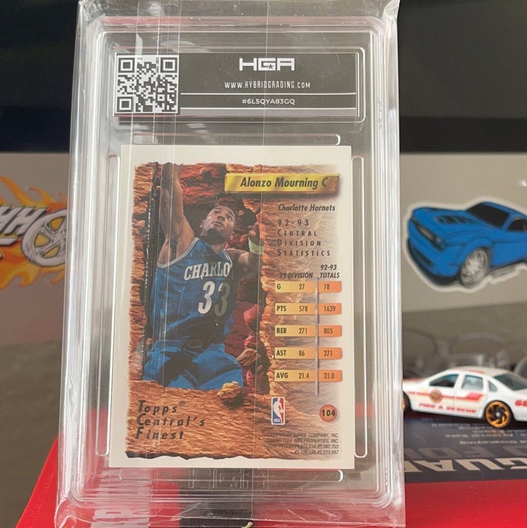 Alonzo Mourning Topps Finest graded