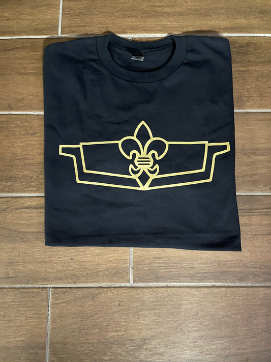 3m reflective Gold caprice logo tee