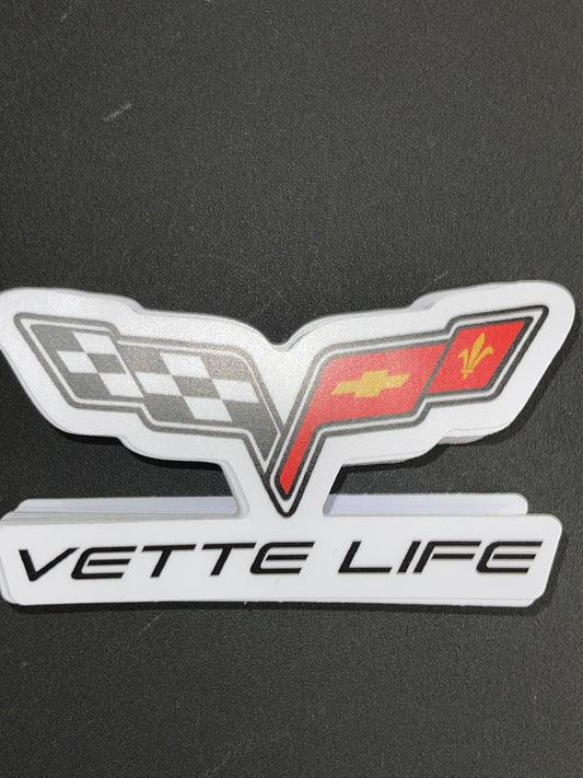 C6 Vette Life Stickers